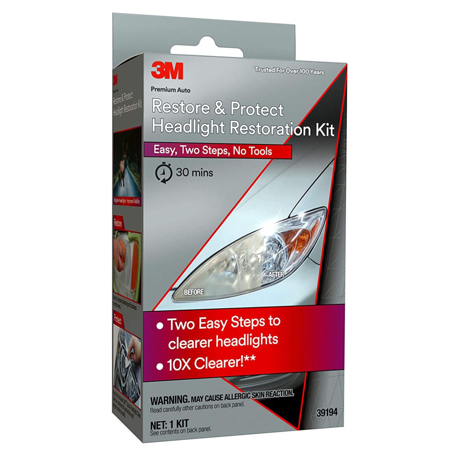 3M - 3M HEADLIGHT RESTORATION KIT