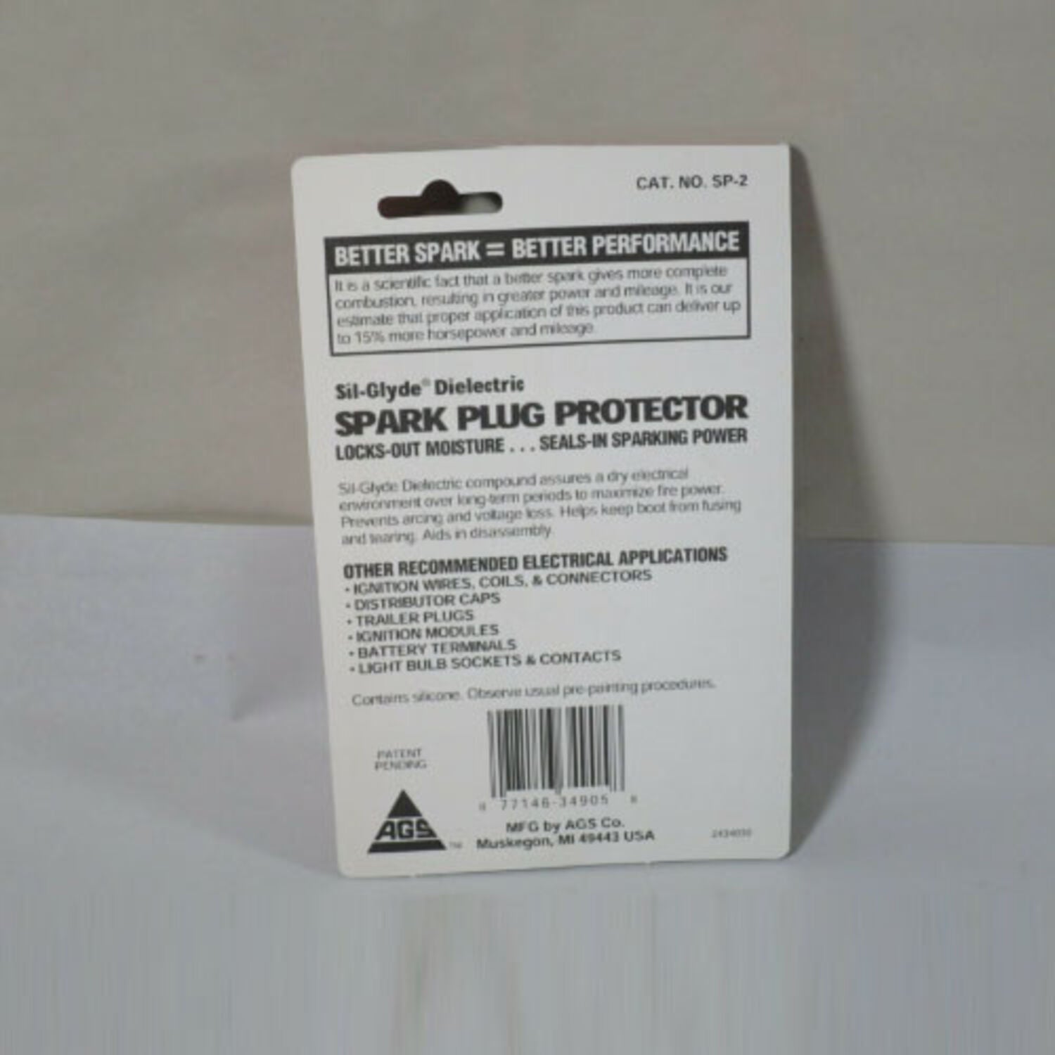 AGS - SPARK PLUG PROTECTOR 1.25 OZ