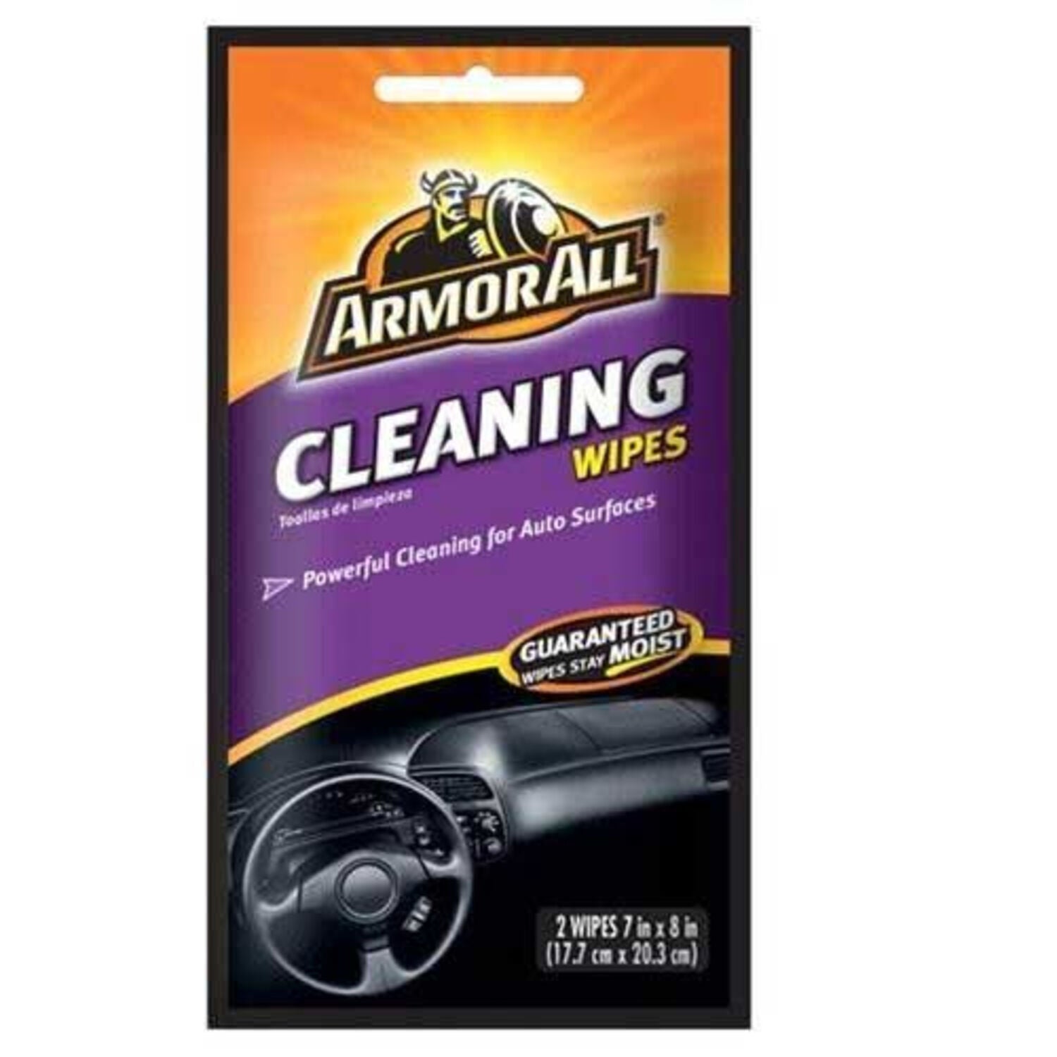 ARMOR ALL - ARMORALL CLEANING WIPES 100/2CT