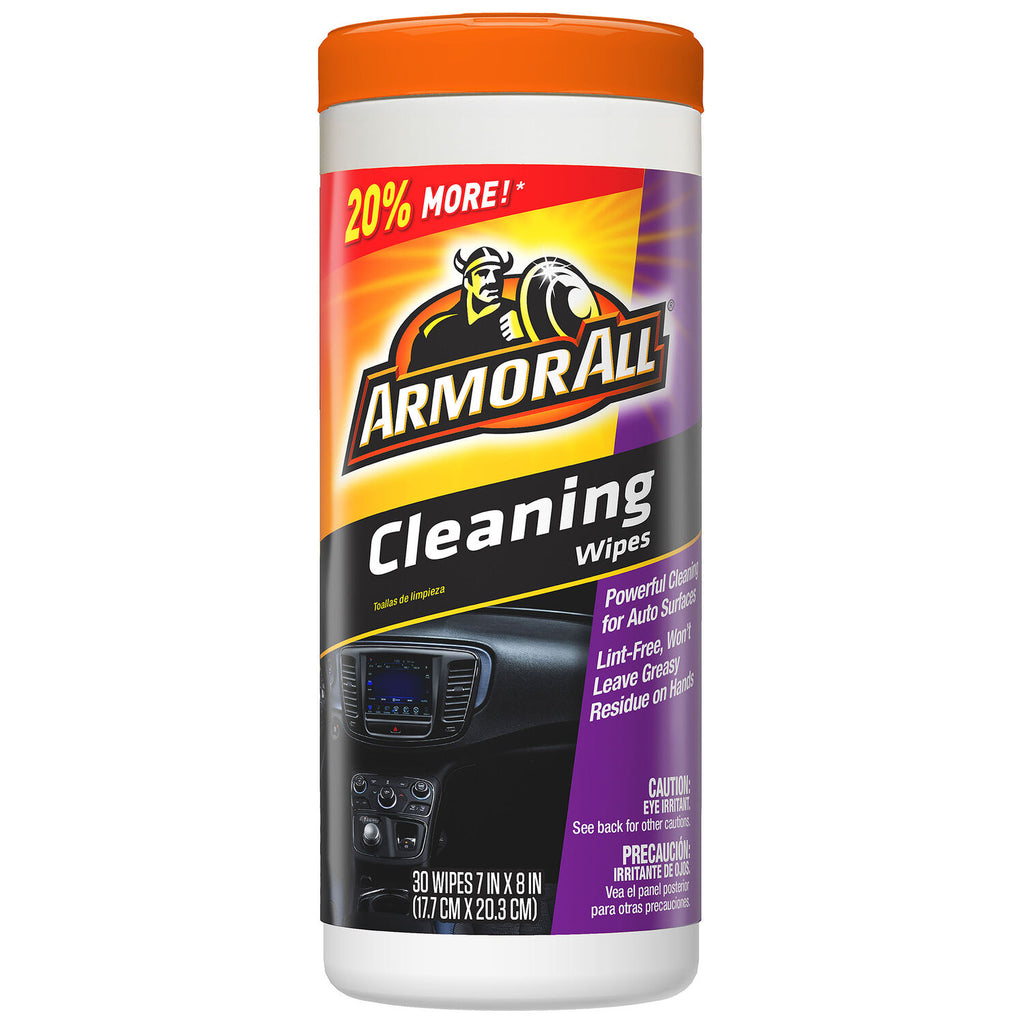 ARMOR ALL - ARMORALL CLEANING WIPES 6/30CT
