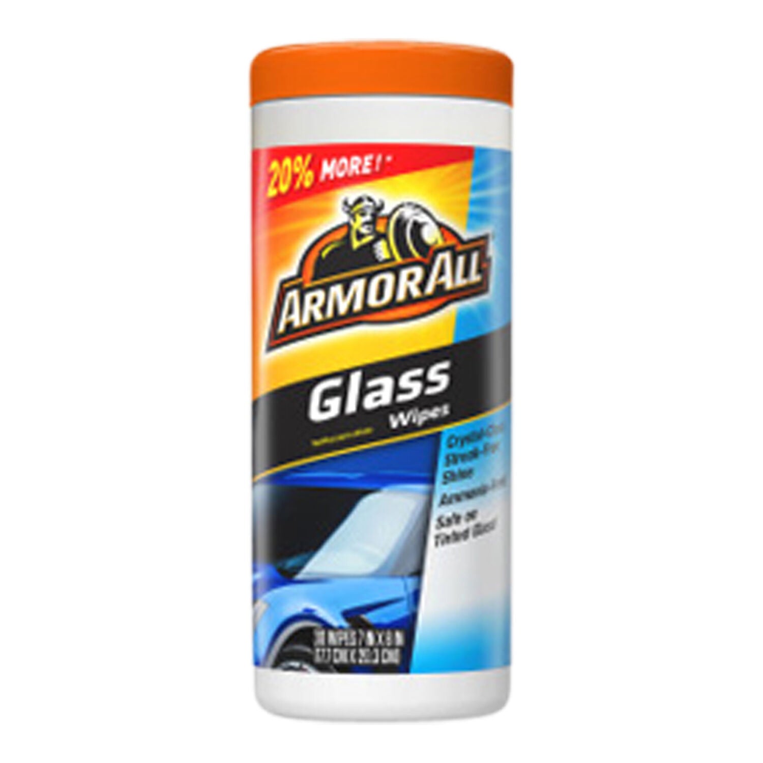 ARMOR ALL - ARMORALL GLASS WIPES 6/30CT