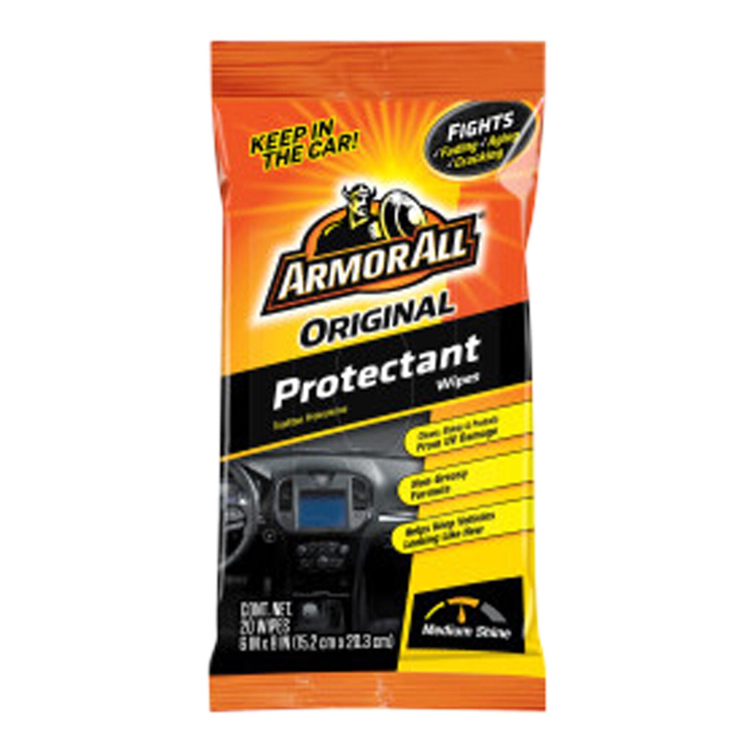 ARMOR ALL - ARMO PROTECTANT WIPES PK 6/20CT