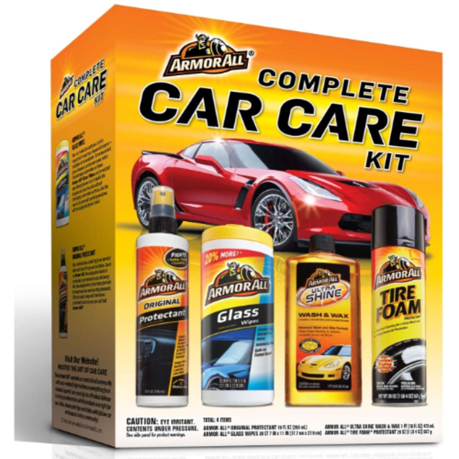 ARMOR ALL - ARMO CAR CARE KIT 4PC