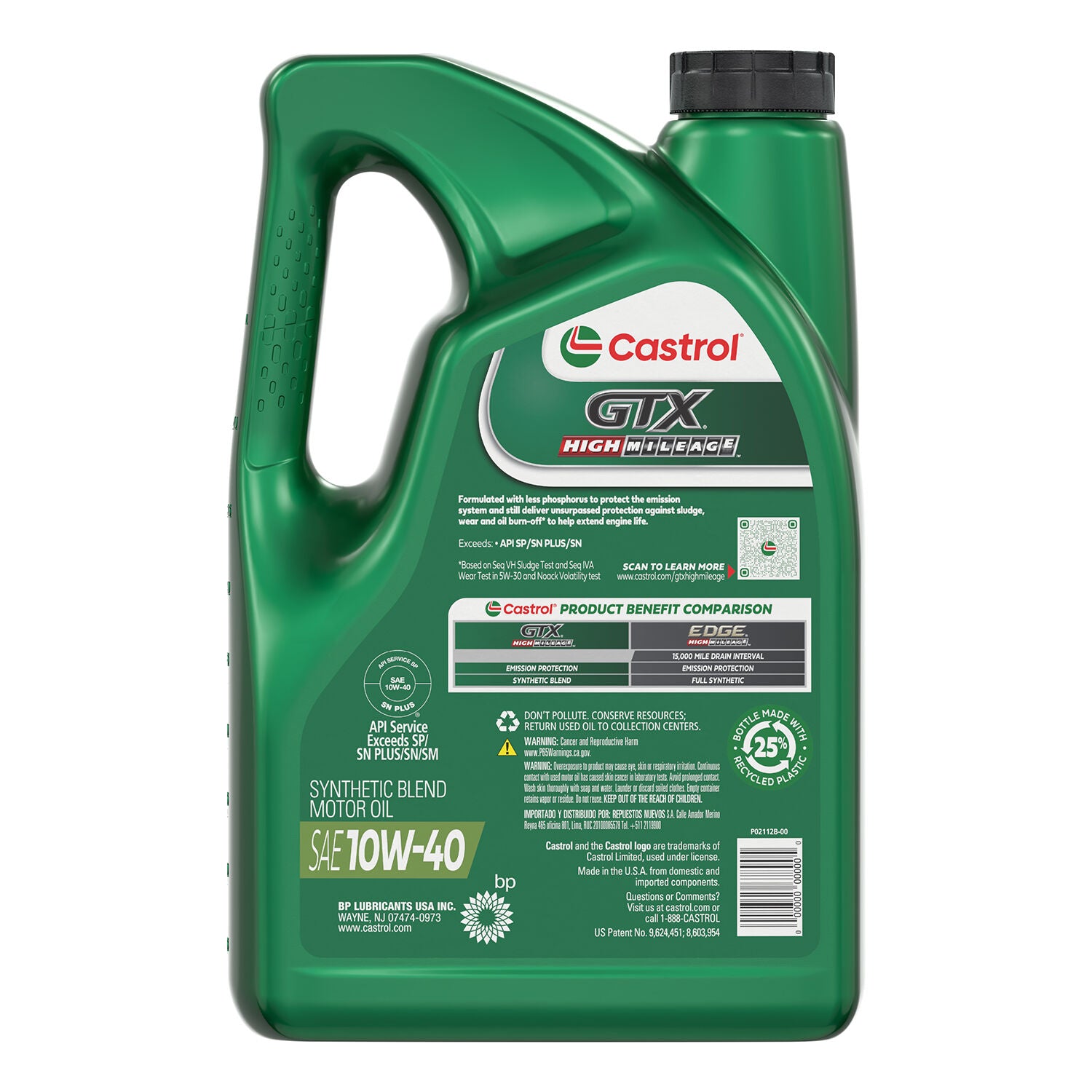 CASTROL - CASTROL H/M 10W40 5QT