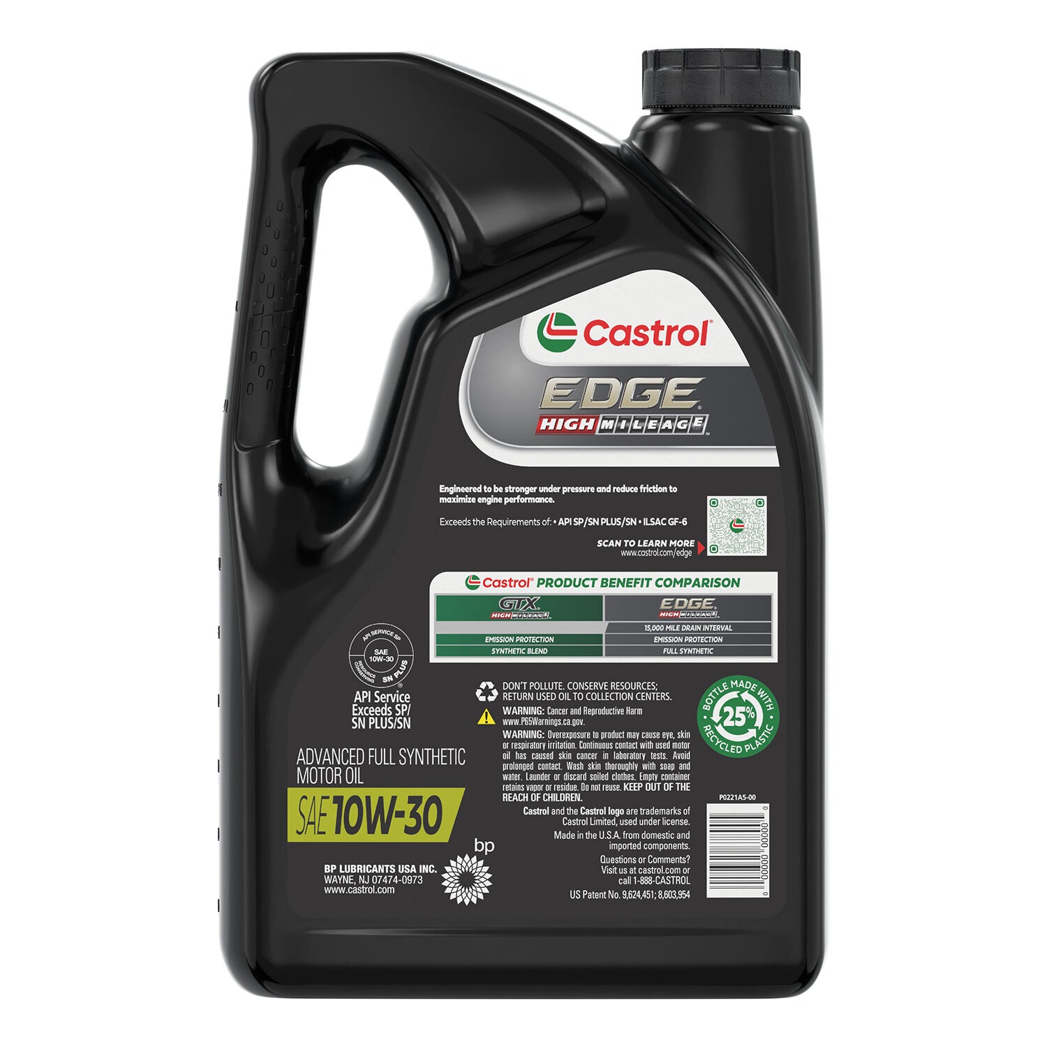 CASTROL - CASTROL EDGE HM 10W30 3/5QT