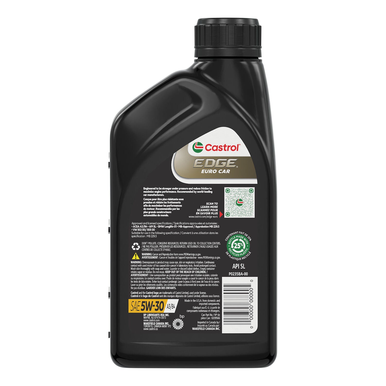 CASTROL - CASTROL EDGE A3/B4 5W30 6/1CS