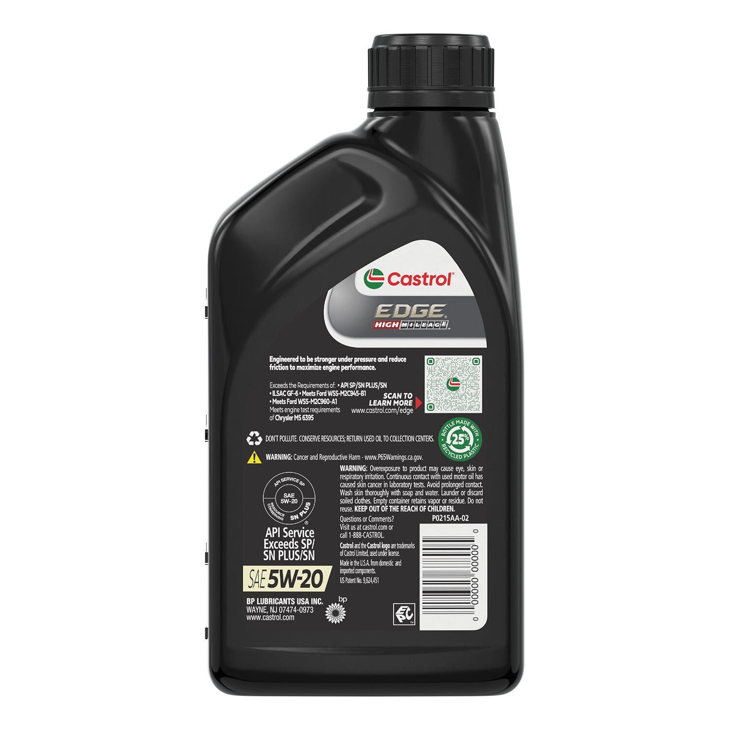 CASTROL - CASTROL EDGE HM 5W20 6/1QT