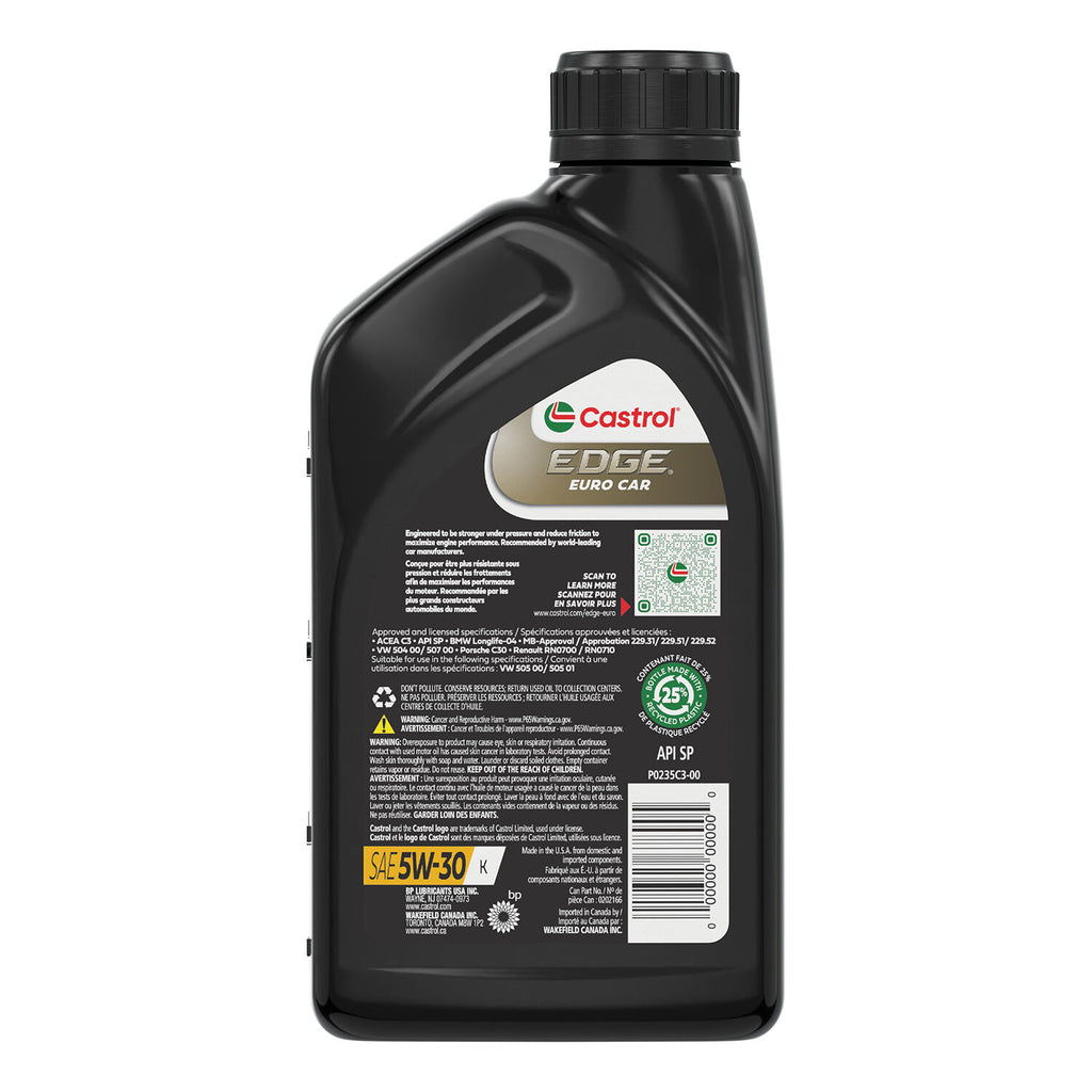 CASTROL - CASTROL EDGE EURO 5W30 6/QT