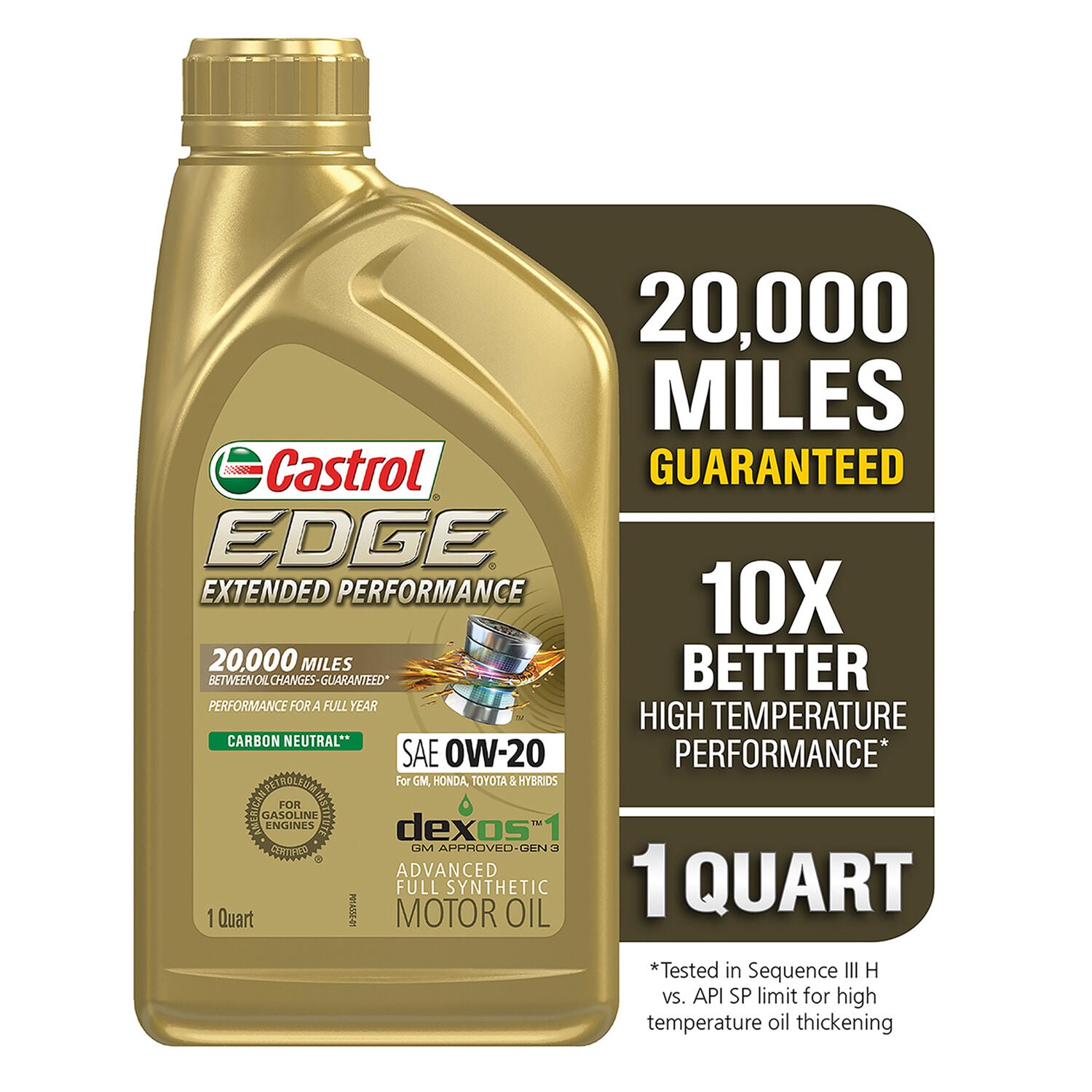 CASTROL - CAST EDGE EXT PERF 0W20 6/1QT