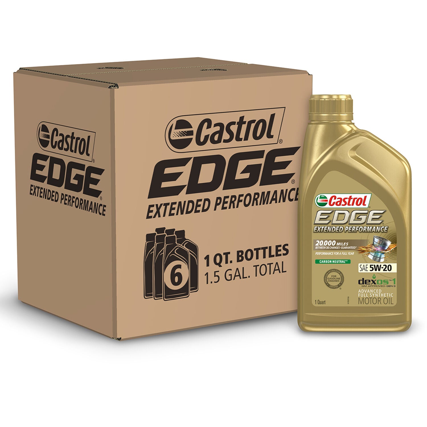 CASTROL - CAST EDGE EXT PERF 5W20 6/1QT