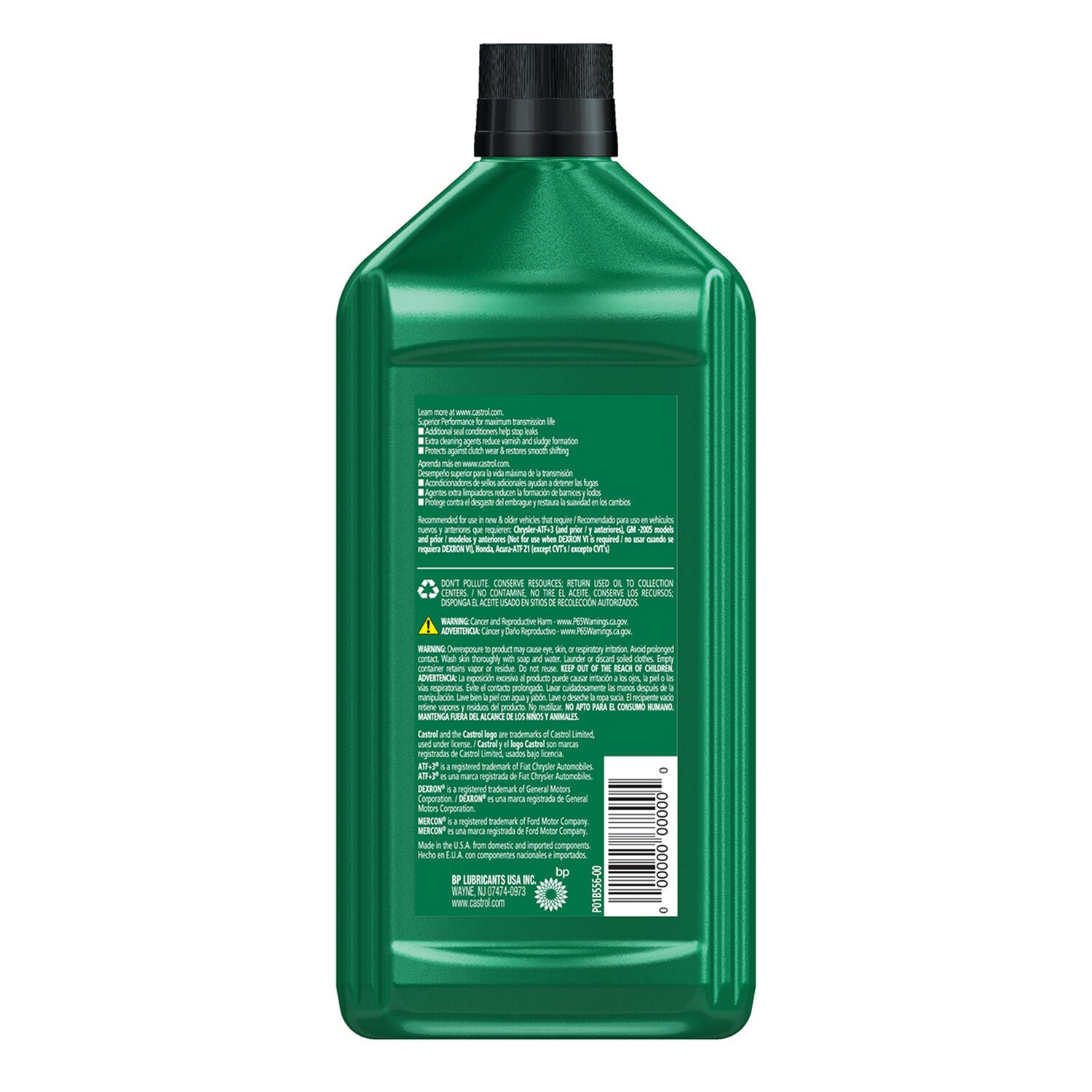 CASTROL - CASTROL HI MILEAGE ATF QT 6/CS