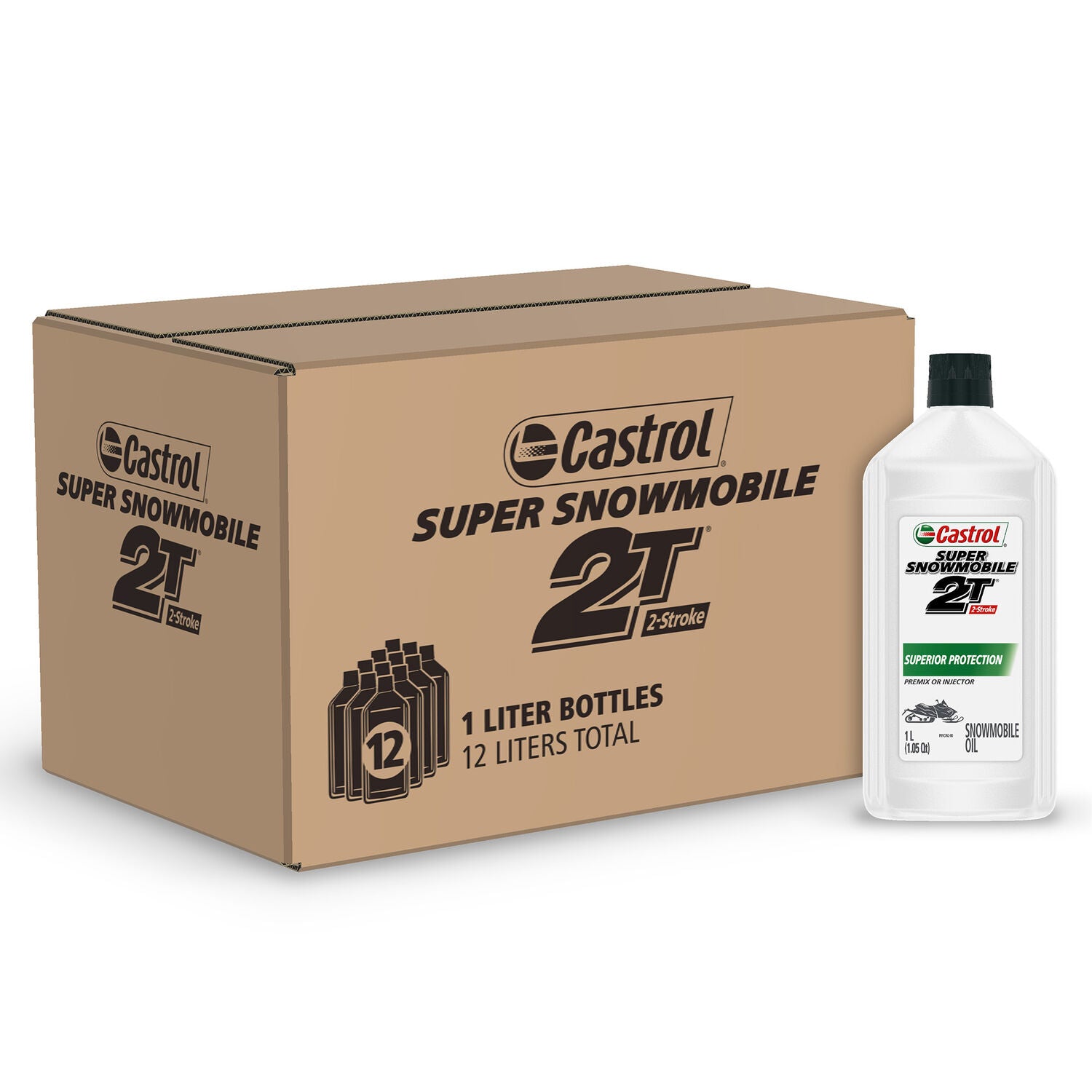 CASTROL - CASTROL 2T SNOWMOBILE OIL 12/1L