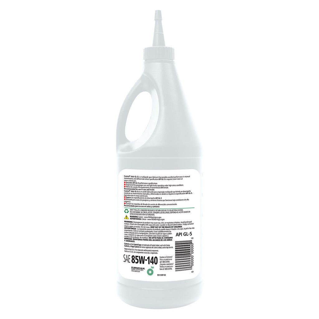 CASTROL - CASTROL 85W140 GL5 12/1QT