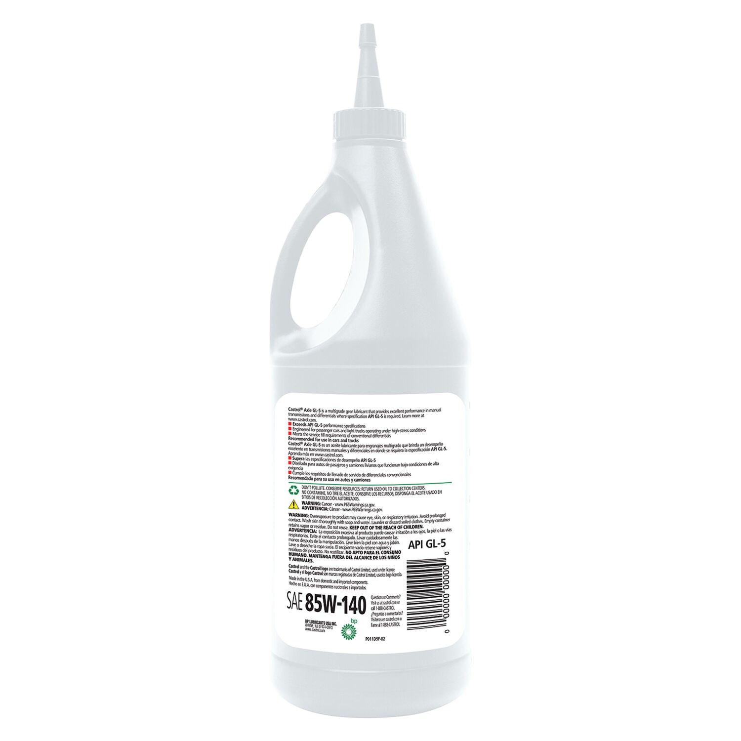 CASTROL - CASTROL 85W140 GL5 12/1QT
