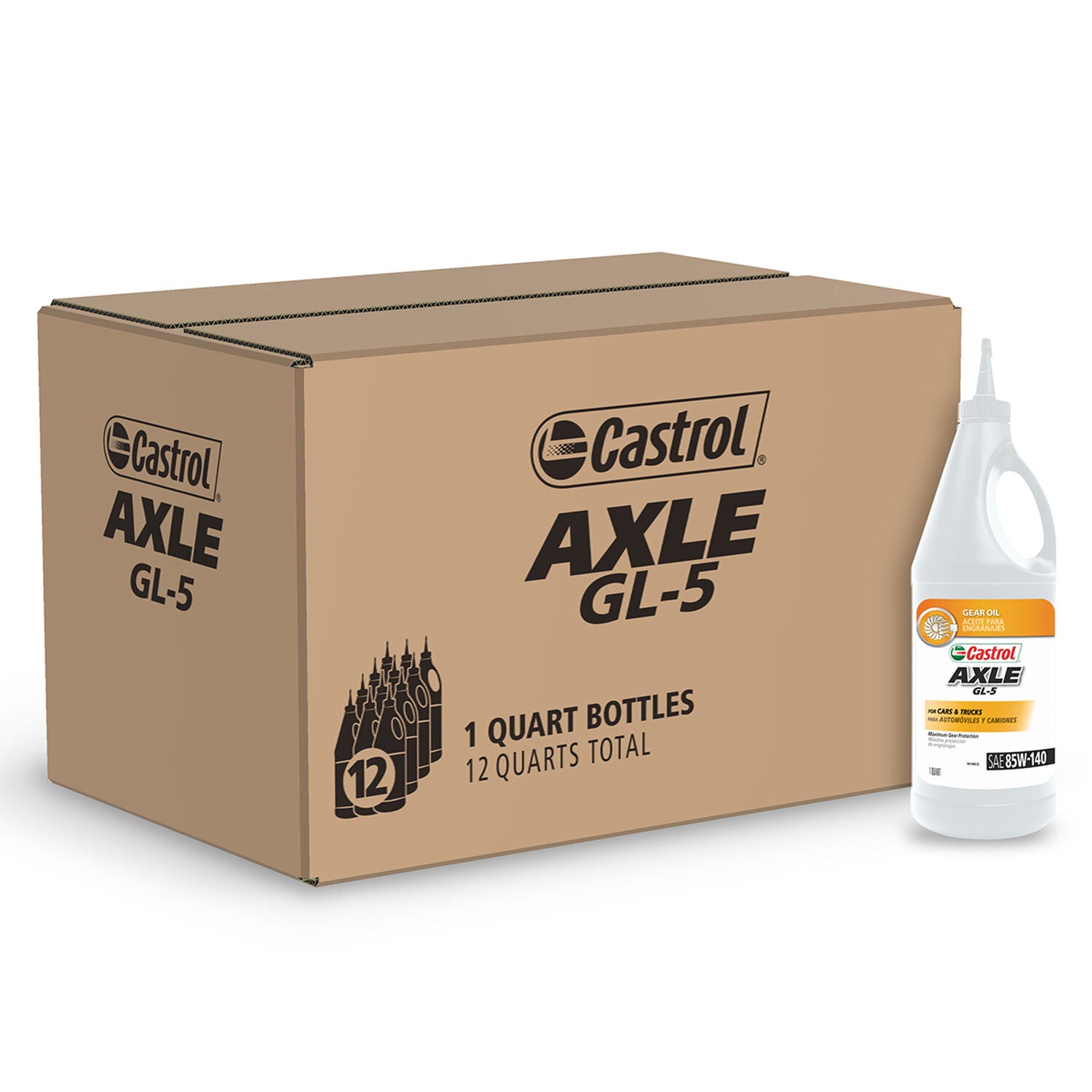 CASTROL - CASTROL 85W140 GL5 12/1QT