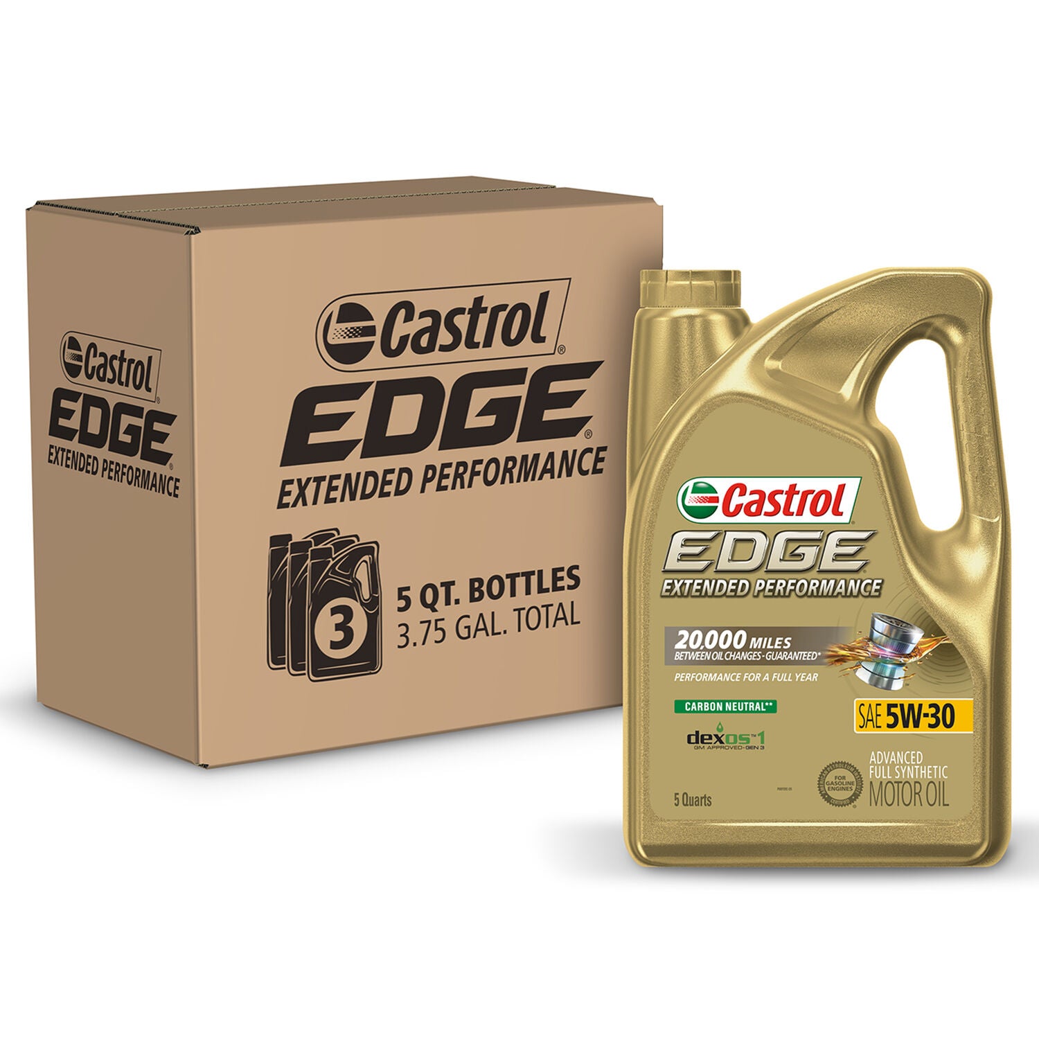 CASTROL - CASTROL EDGE EP 5W30 3/5QT