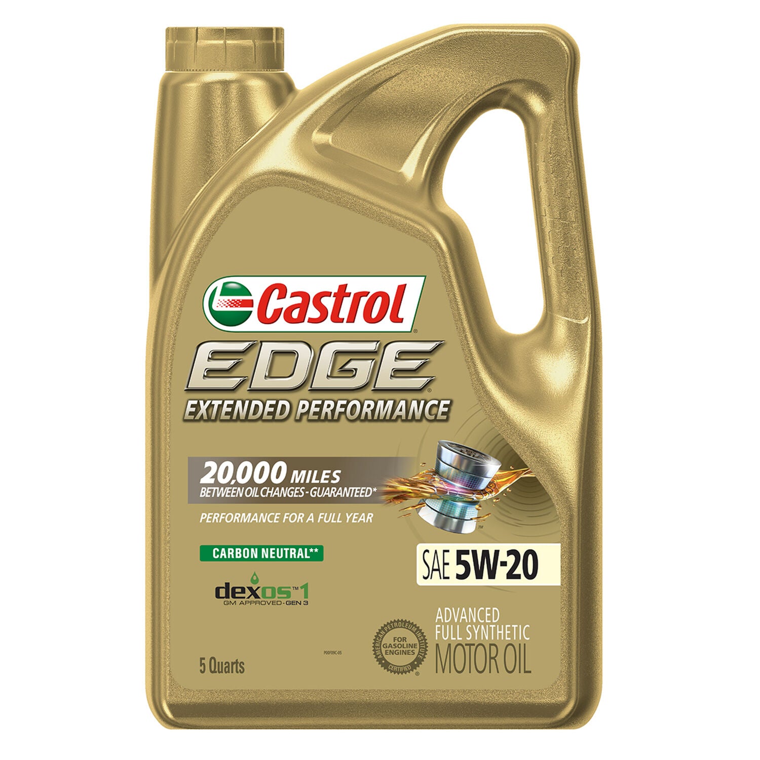CASTROL - CASTROL EDGE EP 5W20 3/5QT
