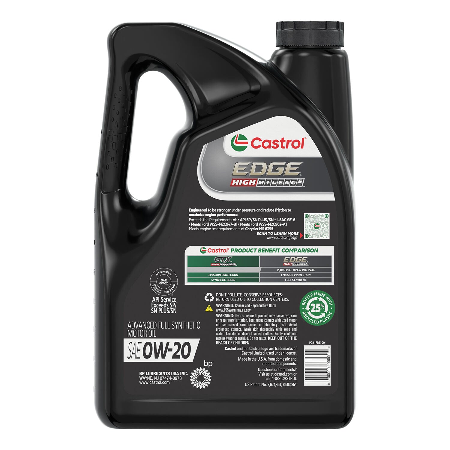 CASTROL - CASTROL EDGE HM 0W20 3/5QT