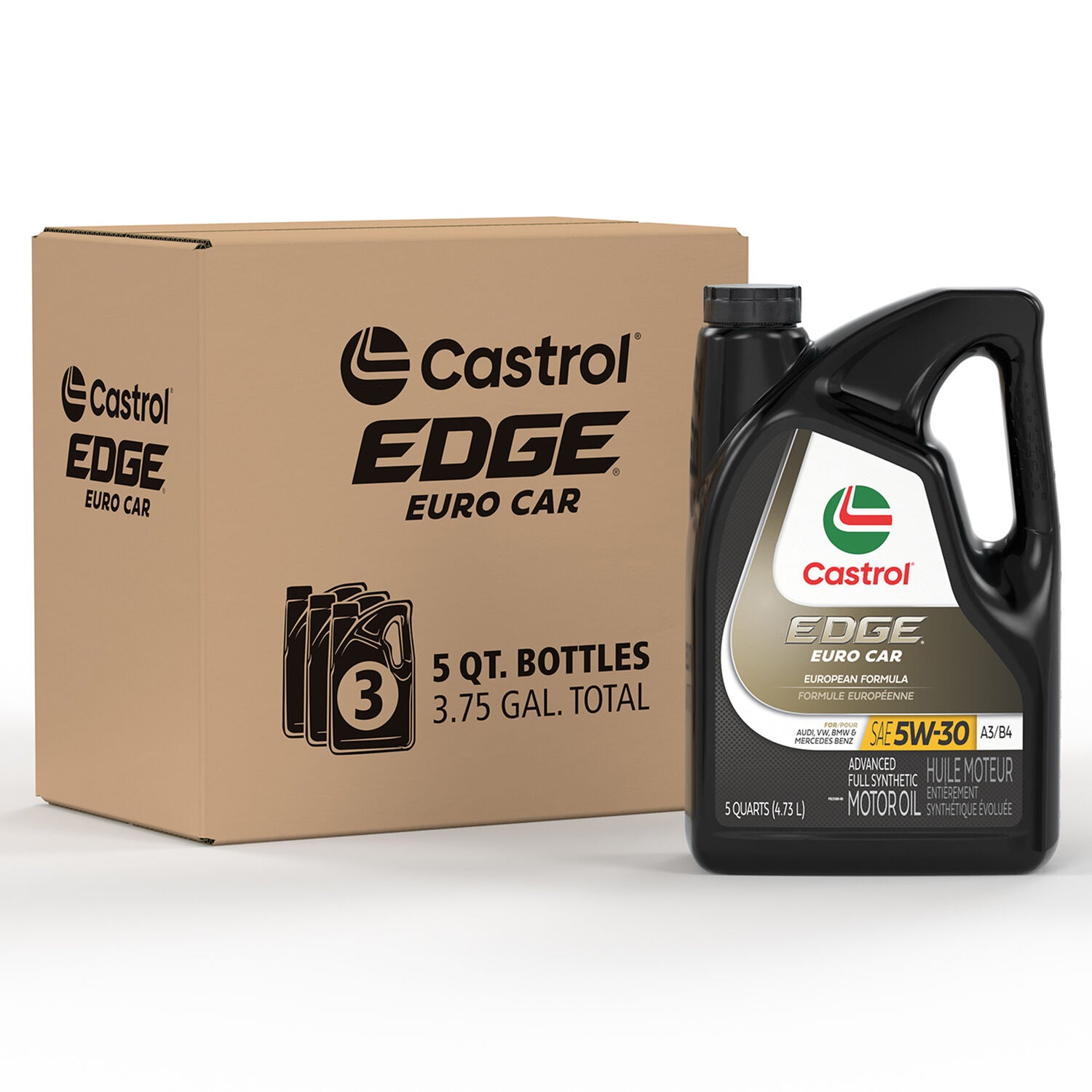 CASTROL - CASTROL EDGE 5W30 A3/B4 3/5QT