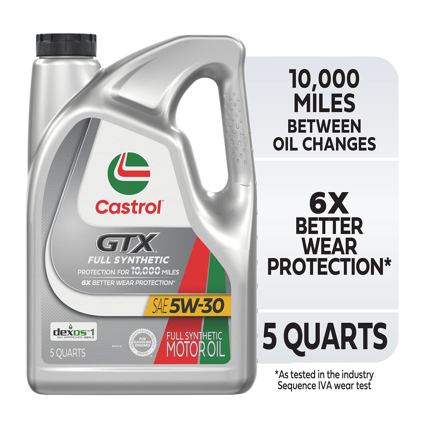 CASTROL - CASTROL GTX FULL SYN 5W30 3/5QT