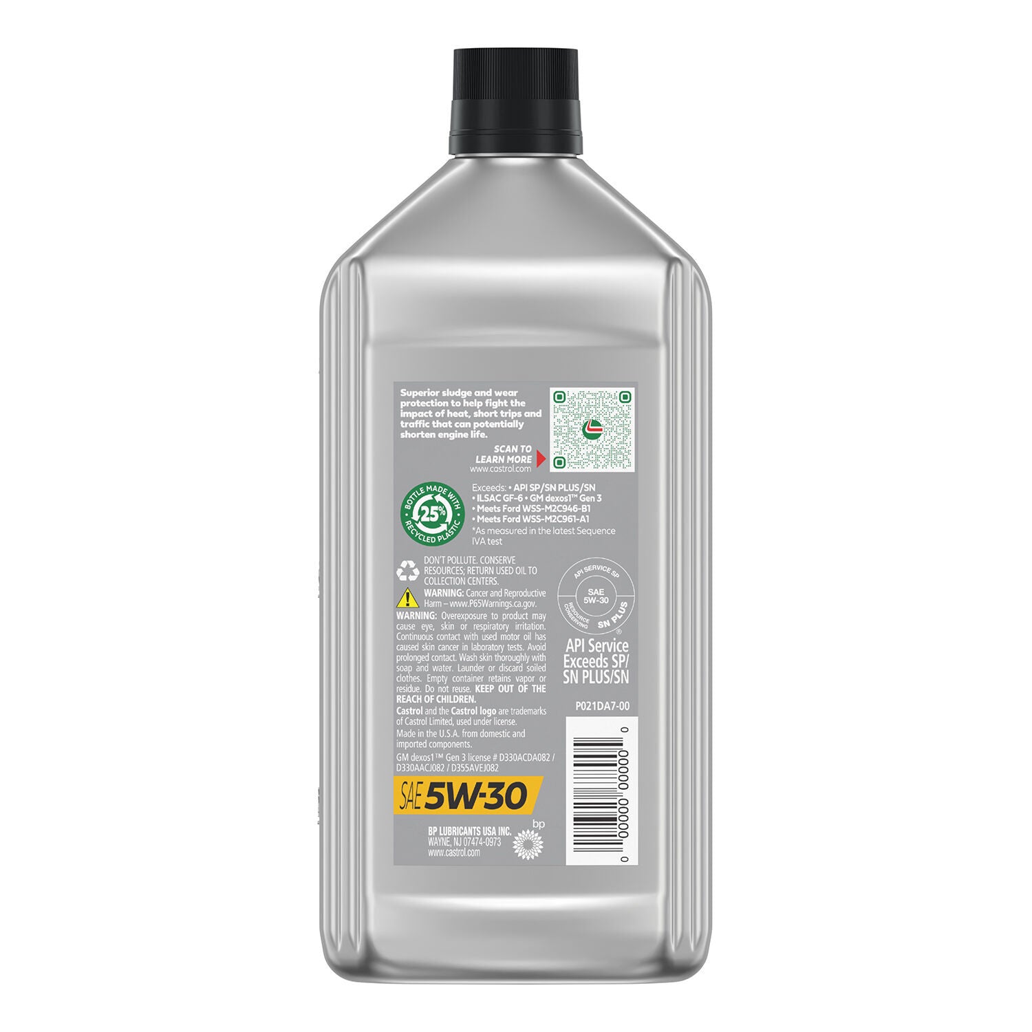 CASTROL - CASTROL GTX FULL SYN 5W30 6/1QT
