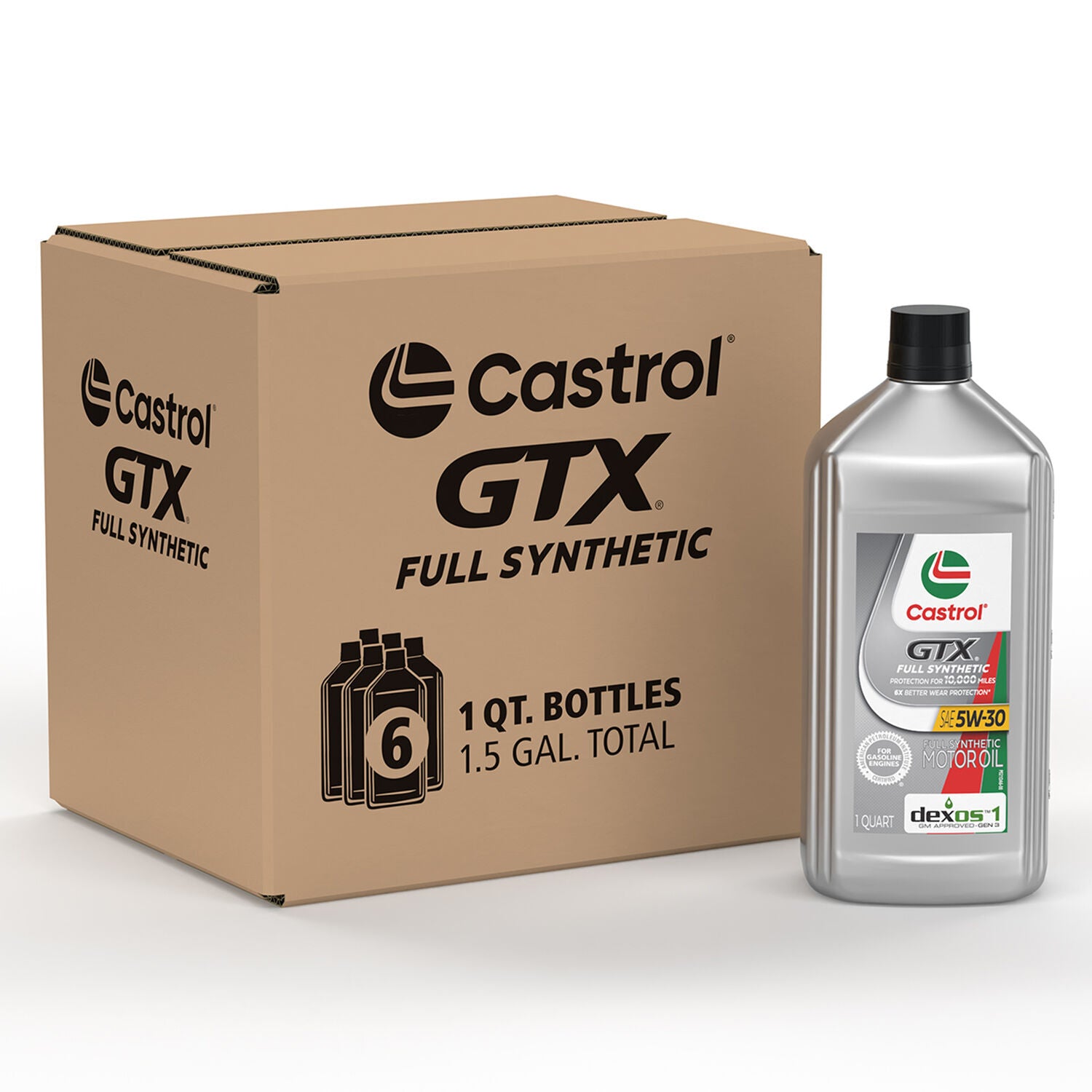 CASTROL - CASTROL GTX FULL SYN 5W30 6/1QT