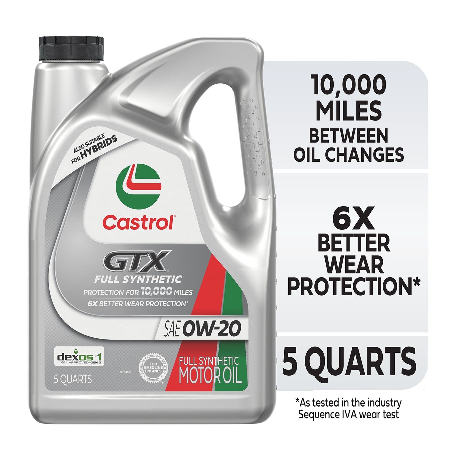 CASTROL - CASTROL GTX FULL SYN 0W20 3/5QT