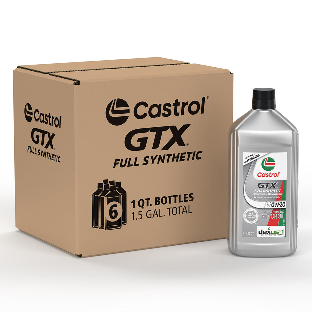 CASTROL - CASTROL GTX FULL SYN 0W20 6/1QT