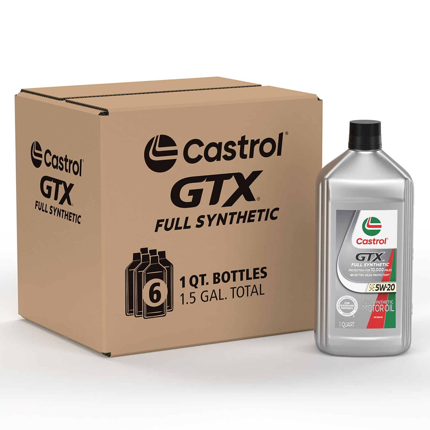 CASTROL - CASTROL GTX FULL SYN 5W20 6/1QT