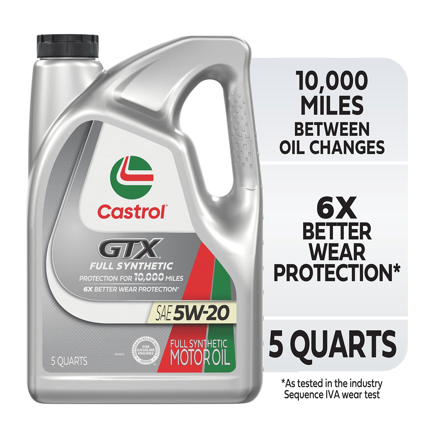 CASTROL - CASTROL GTX FULL SYN 5W20 3/5QT