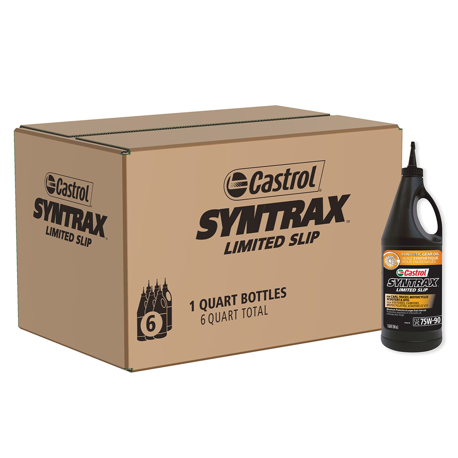 CASTROL - CASTROL EDGE 75W90 SYNTX 6/1QT
