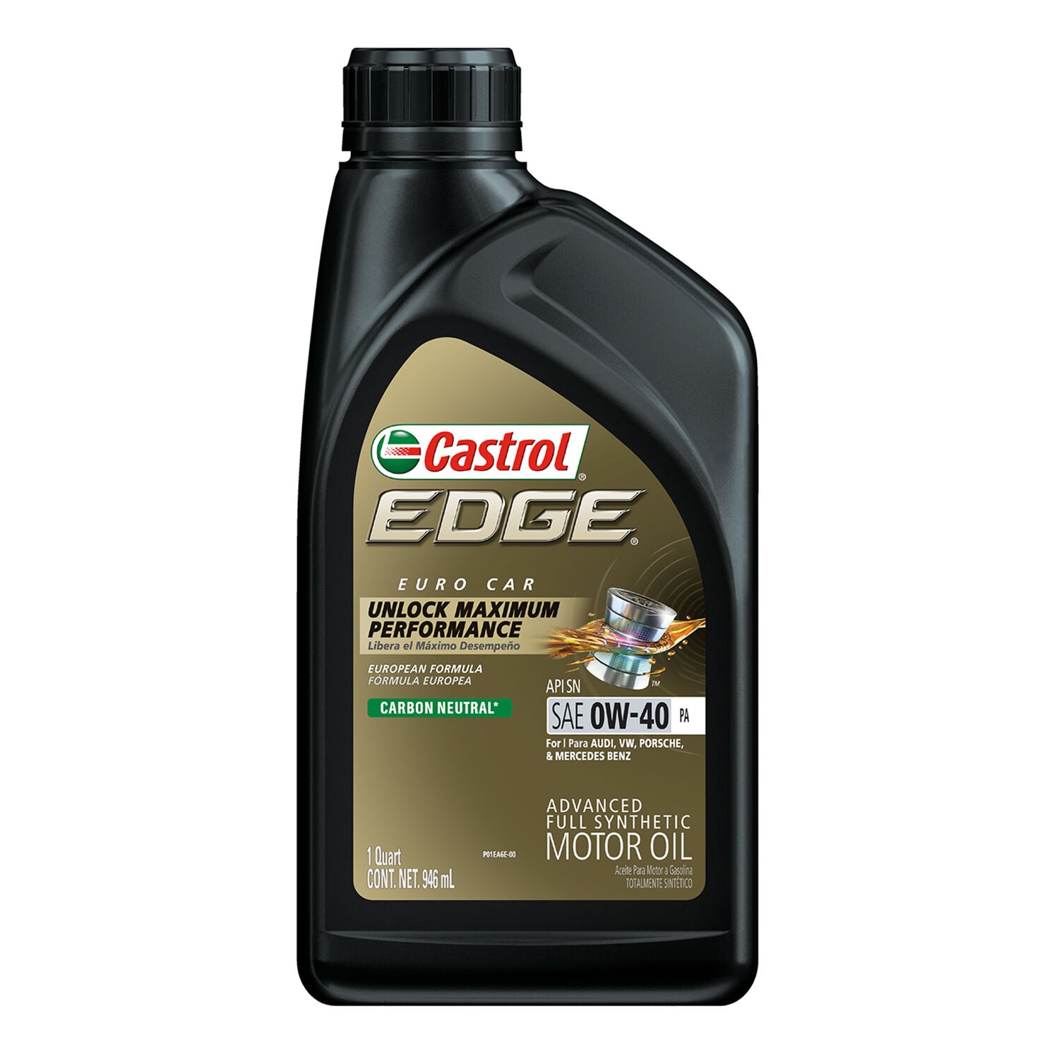 CASTROL - CASTROL EDGE 0W40 EURO 3/5QT