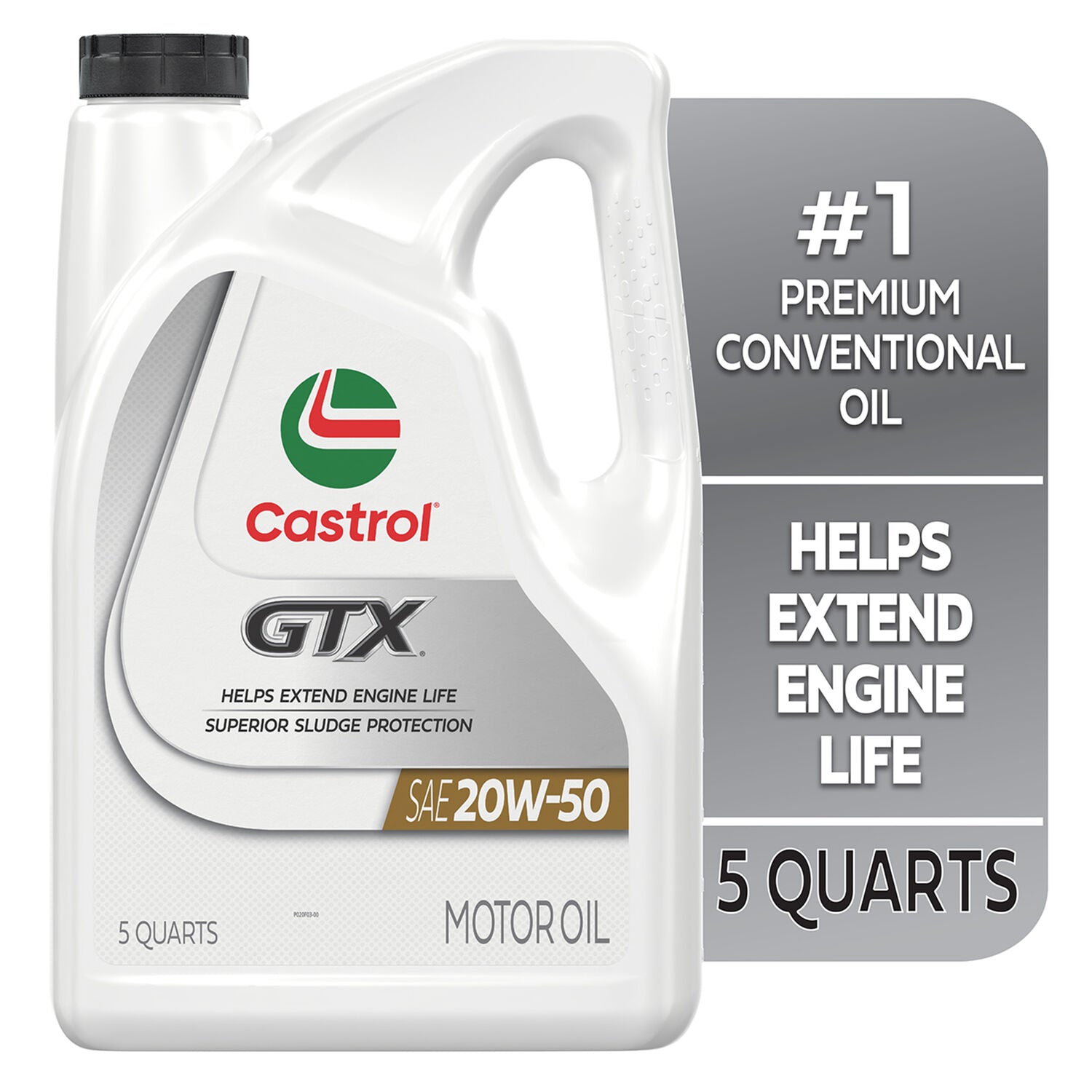 CASTROL - CASTROL GTX 20W50 3/5QT