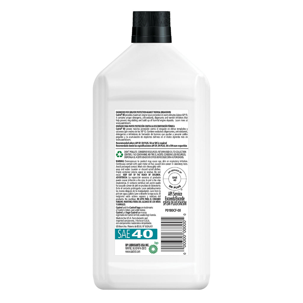 VALVOLINE - VALVOLINE SHPO 40W 6/1QT