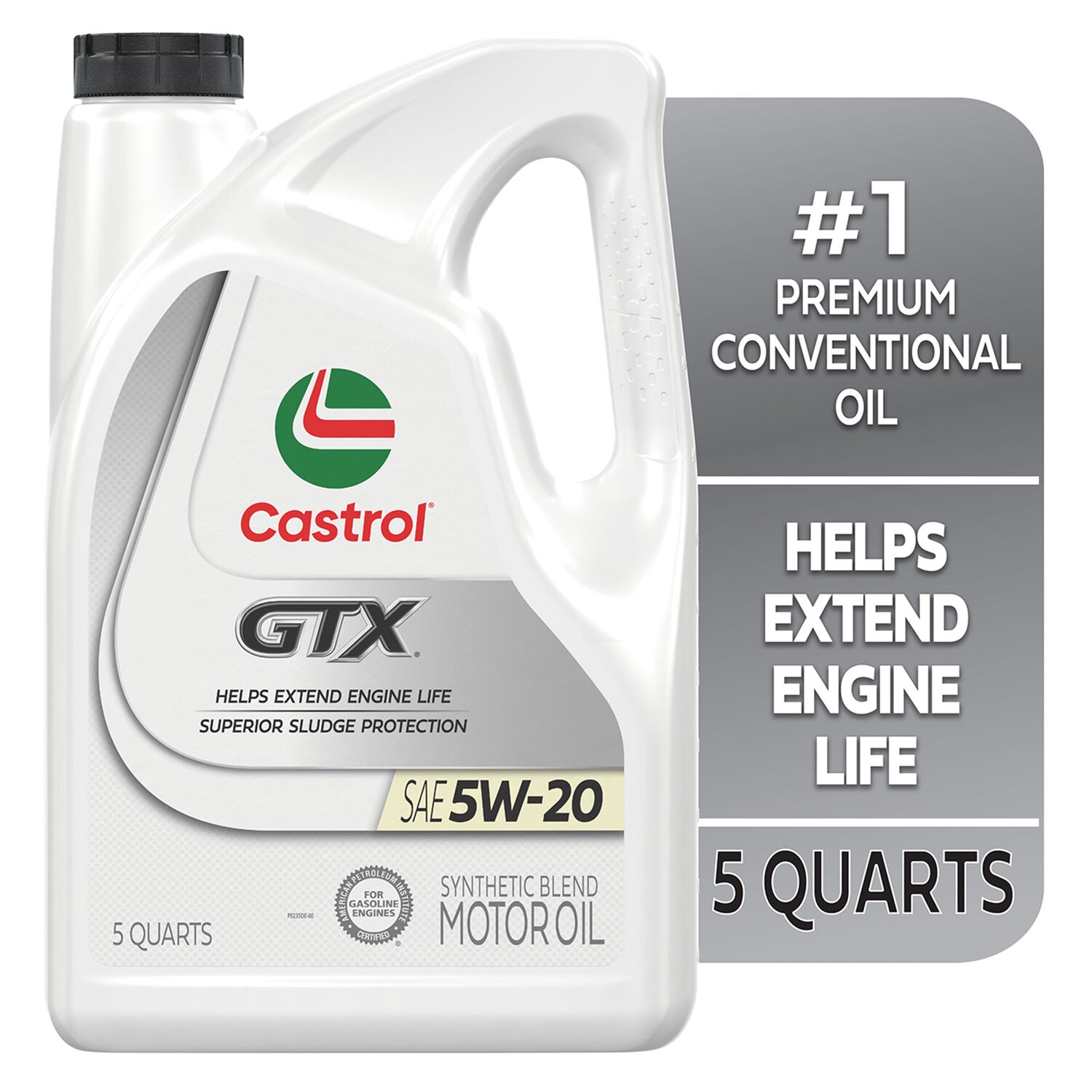 CASTROL - CASTROL GTX 5W20  3/5QT