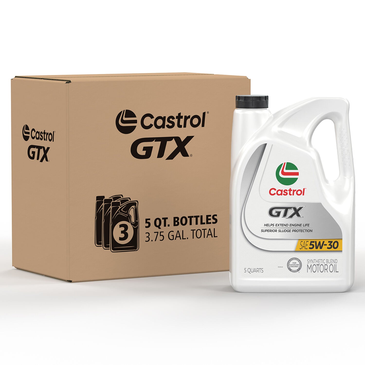 CASTROL - CASTROL GTX 5W30  3/5QT