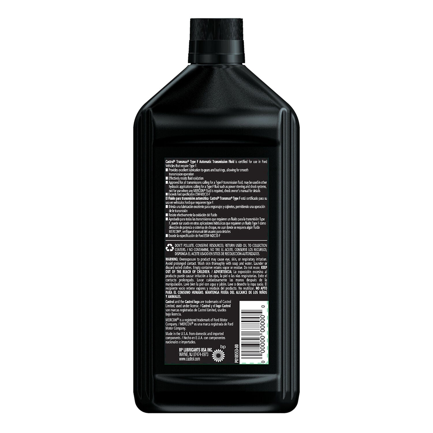 VALVOLINE - VALVOLINE TYPE F ATF 6/1QT