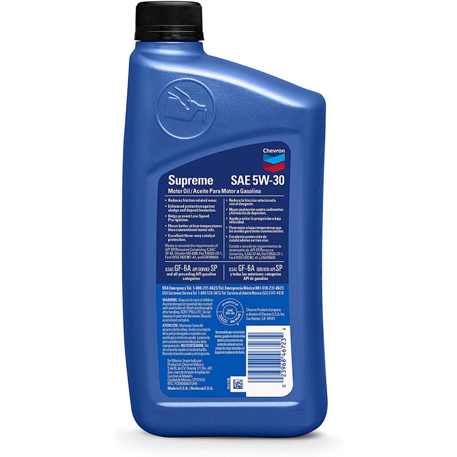 CHEVRON - CHEVRON SUPREME 5W30 6/1QT