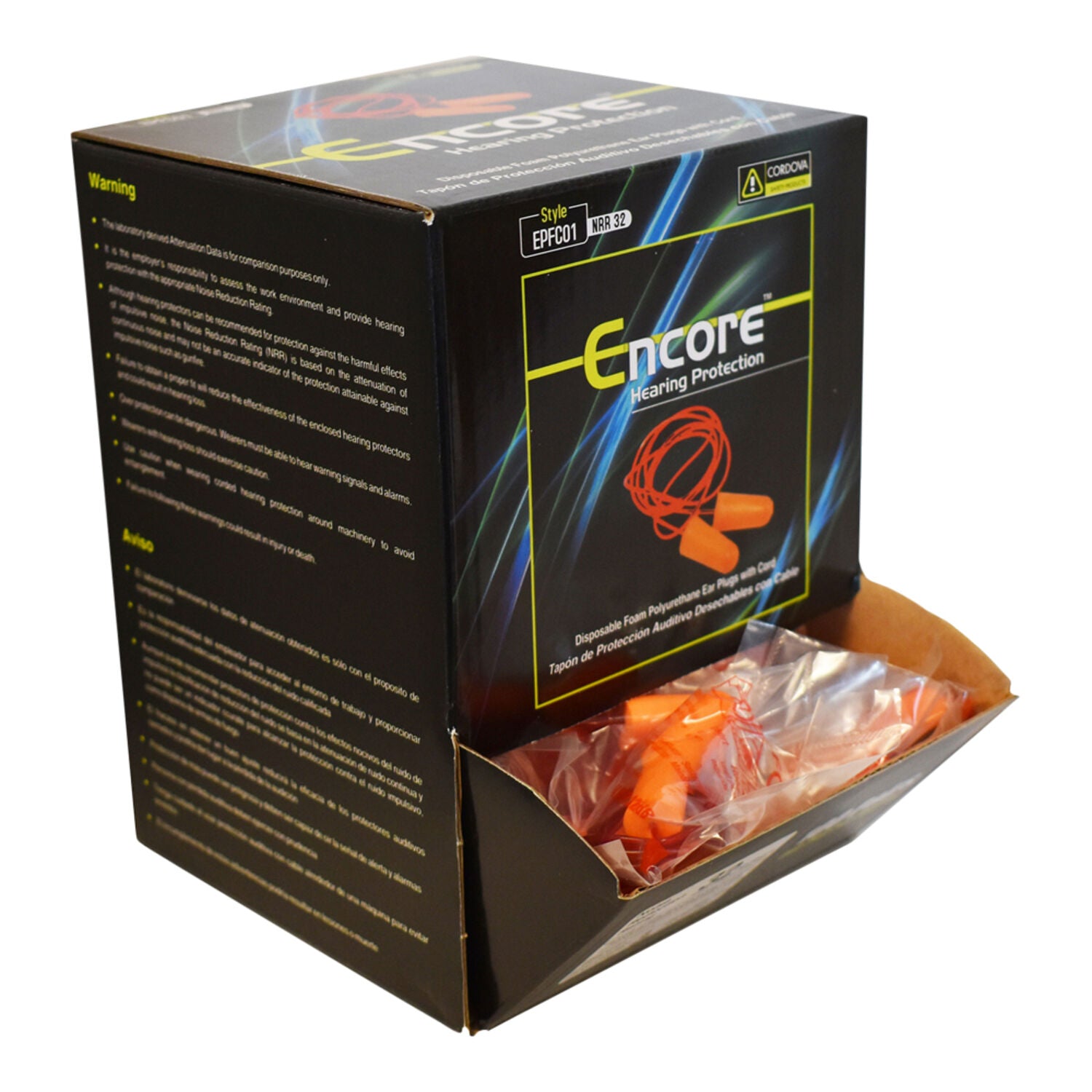 CORDOVA - EAR PLUGS-CORDED BX-