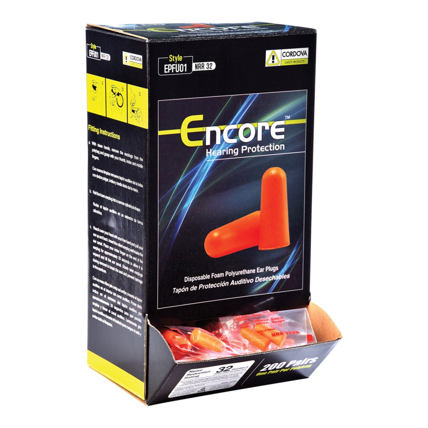 CORDOVA - EAR PLUGS BX-200       200/BOX