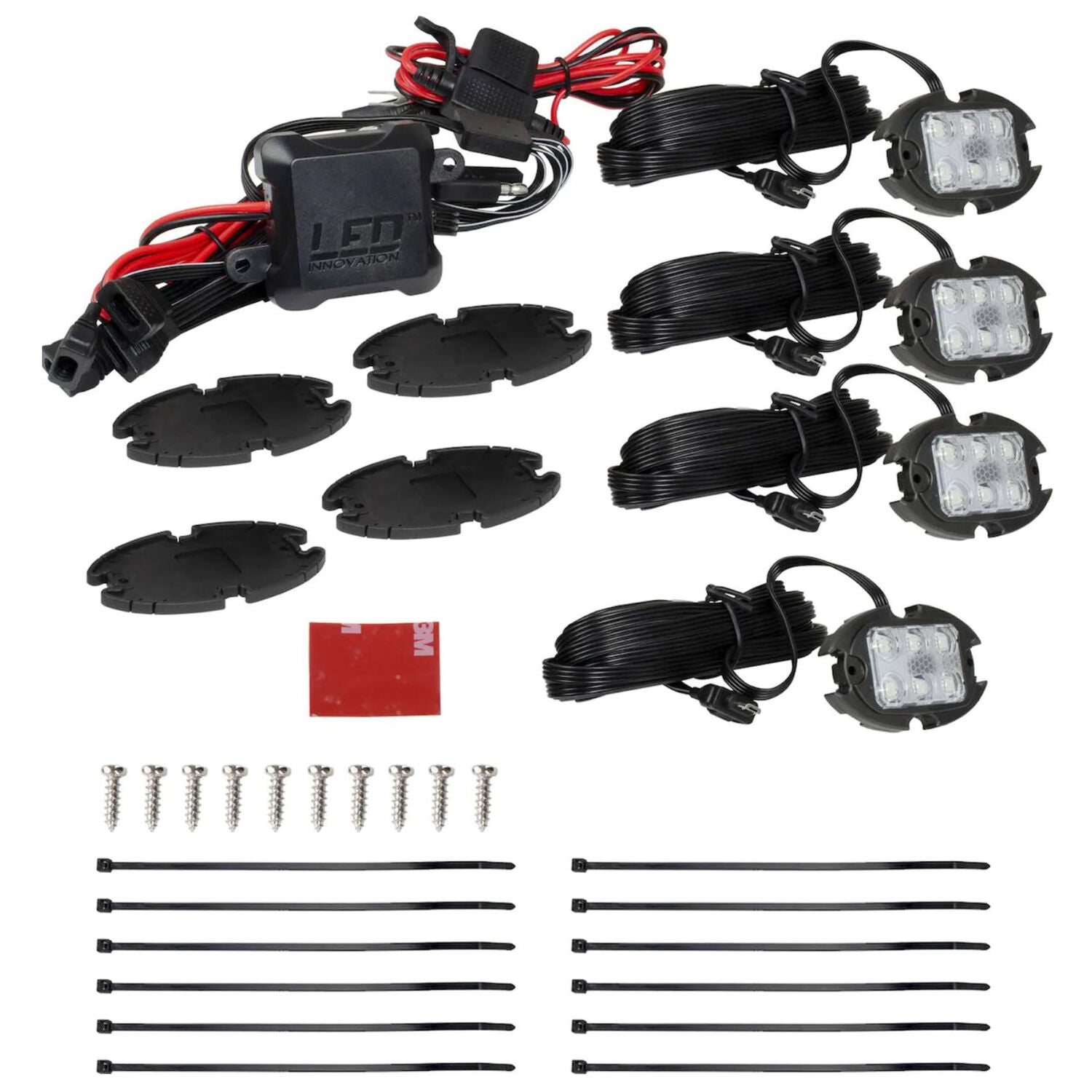 LED - LED 1 CHANNEL RGB EXT ROCK 4PK