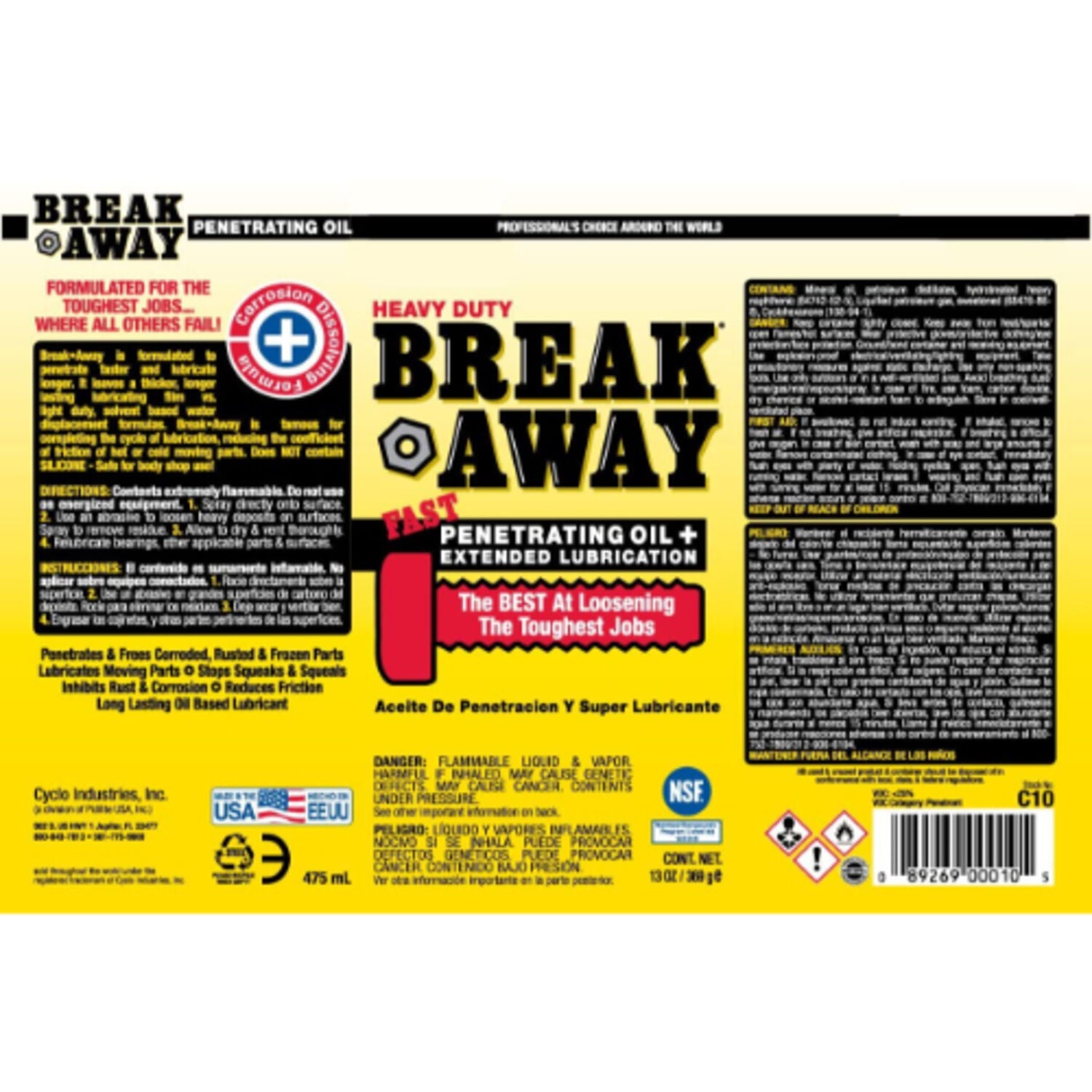 CYCLO - CYCLO BREAKAWAY 12/13OZ