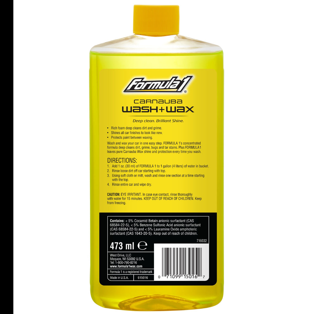 FORMULA 1 - FORM 1 CARNAUBA WSH&WX 12/16OZ