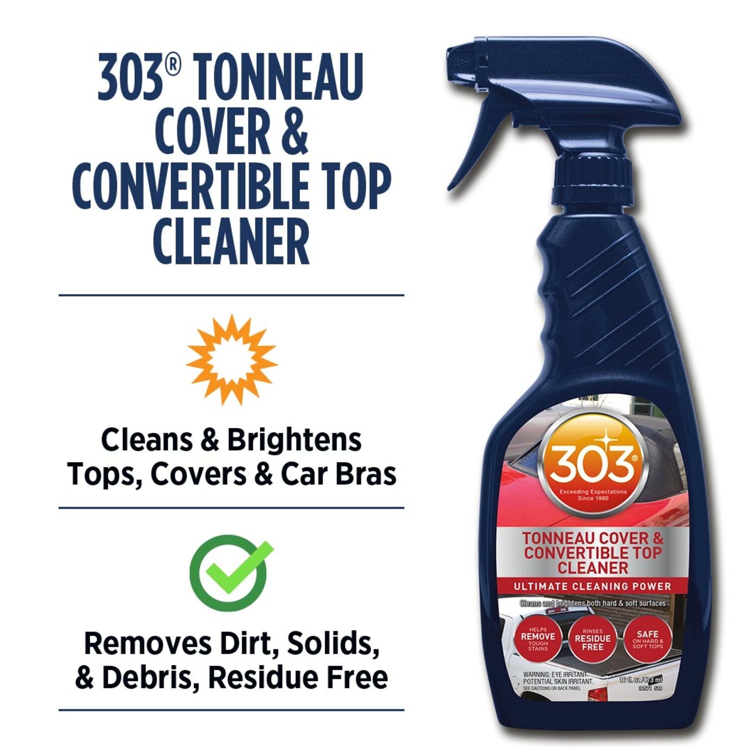 303 - 303 TONN COVER/CONV TOP CLNR 16