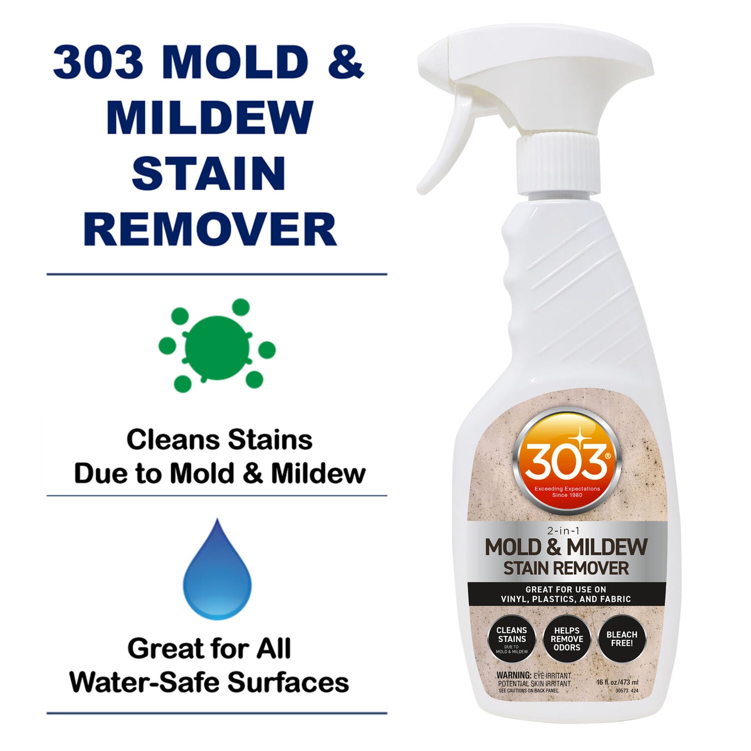 303 - 303 MOLD/MLDW CLNR/BLKR 6/16OZ