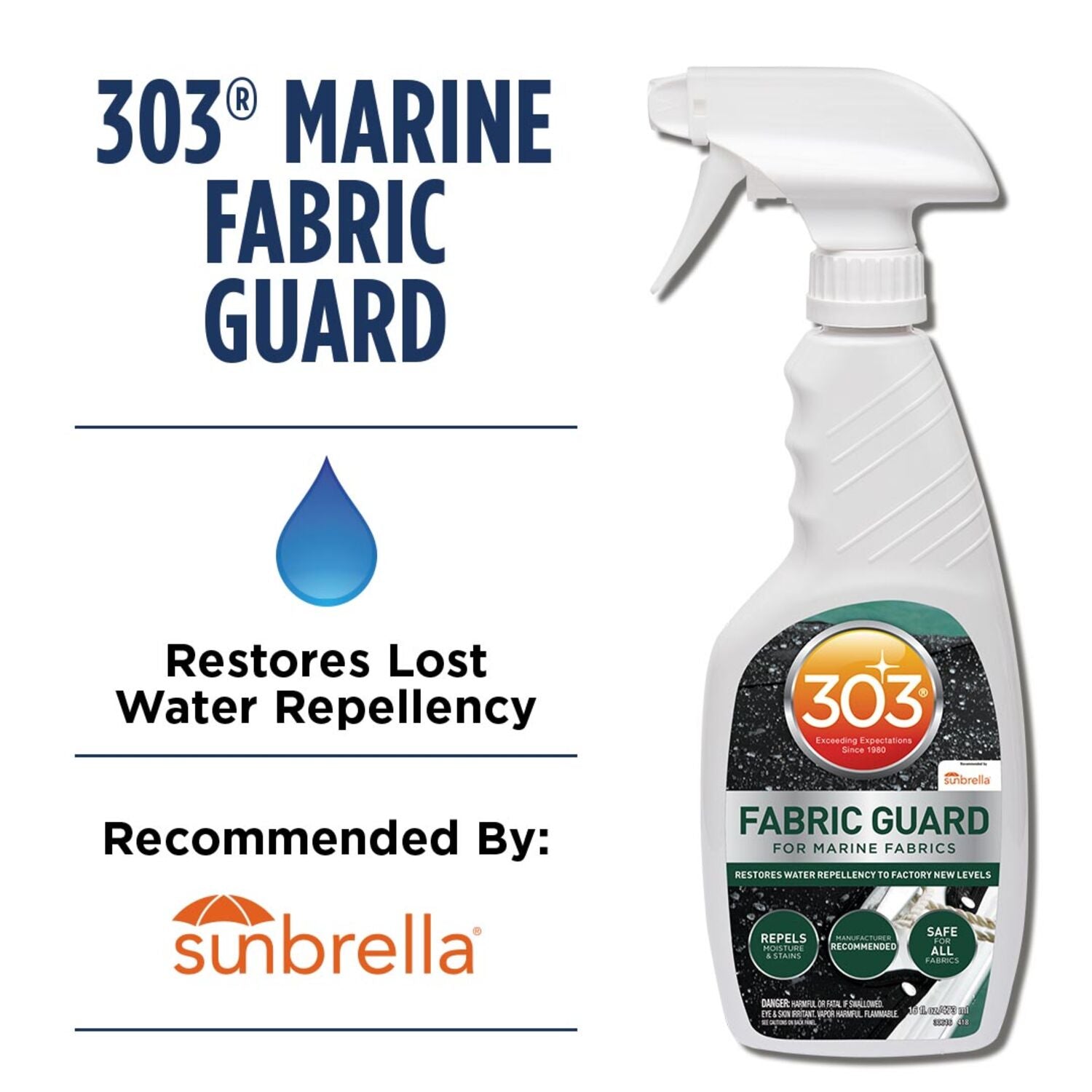 303 - 303 MARINE FABRIC GUARD 6/16 OZ