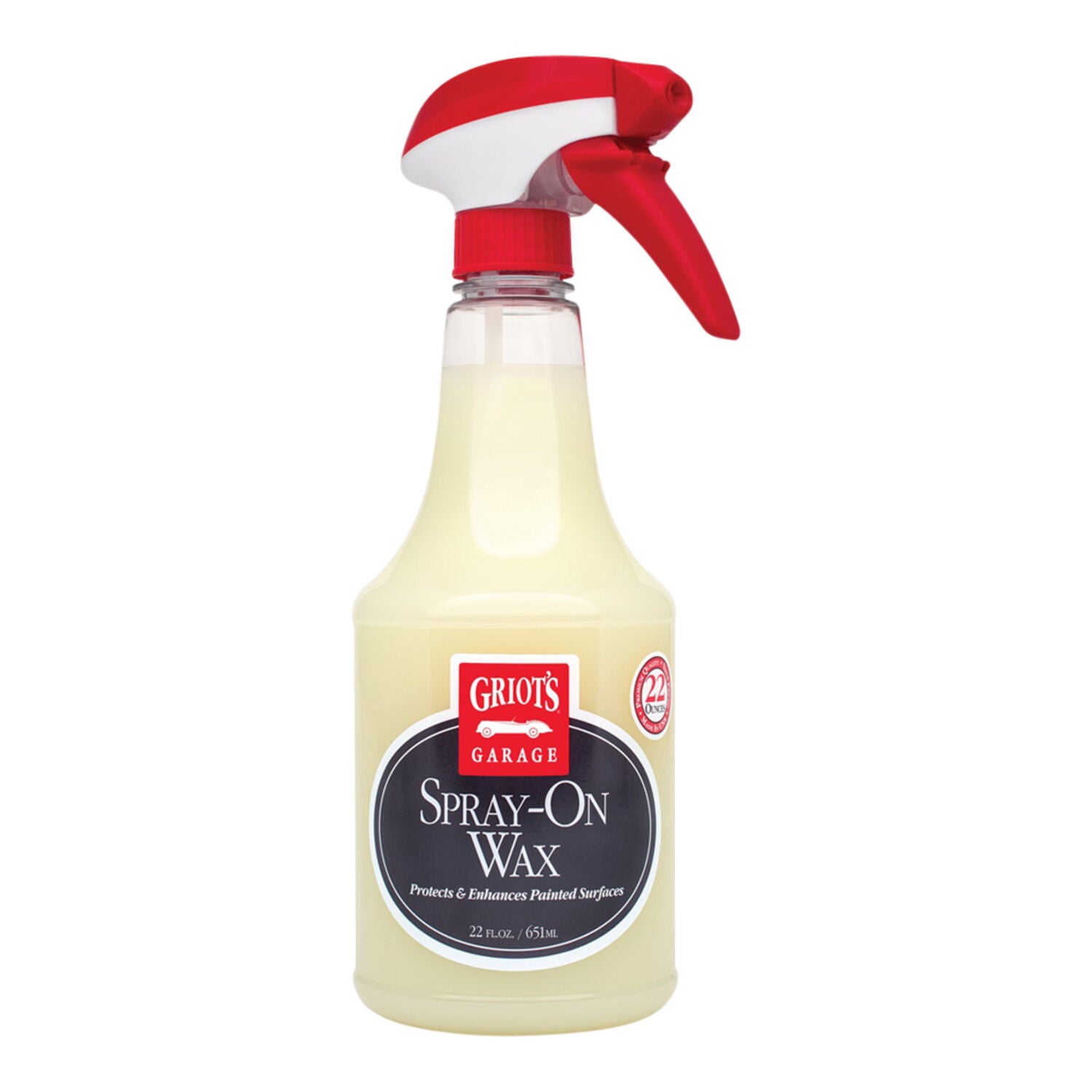 GRIOTS GARAGE - GRIOTS SPRAY ON WAX 12/22OZ