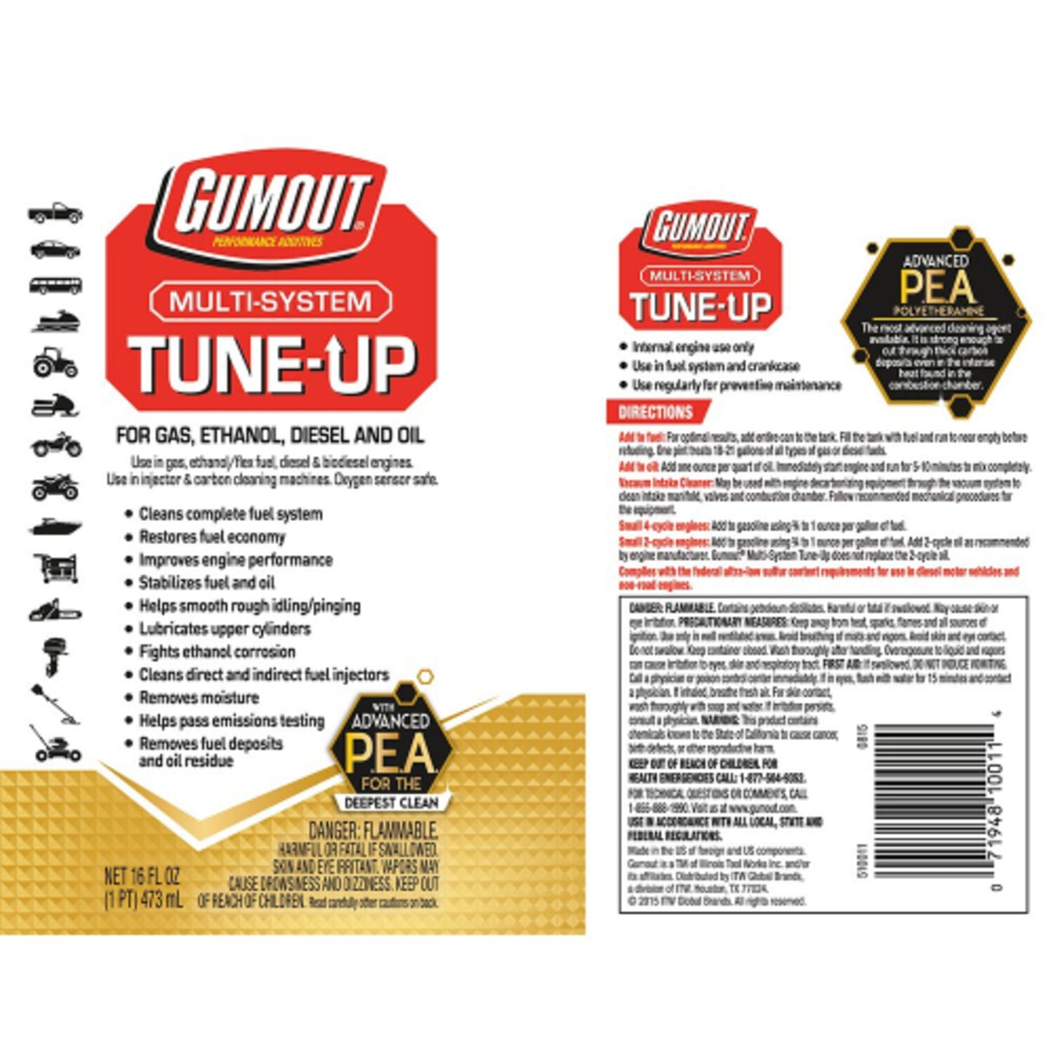GUMOUT - GO MULTI SYS TUNE UP 6/16OZ