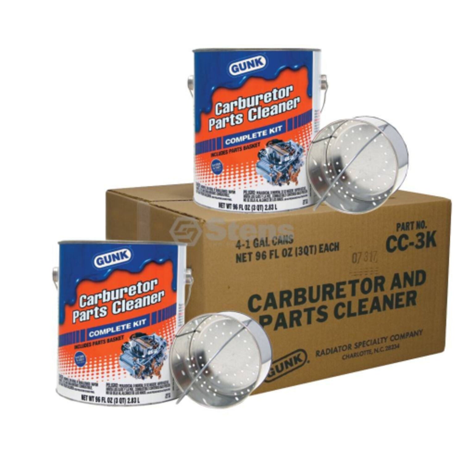 GUNK - GUNK CARB CLNR W/BUCKET 4/96OZ