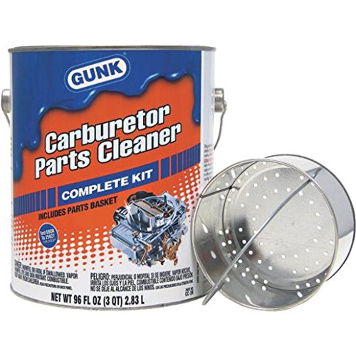 GUNK - GUNK CARB CLNR W/BUCKET 4/96OZ